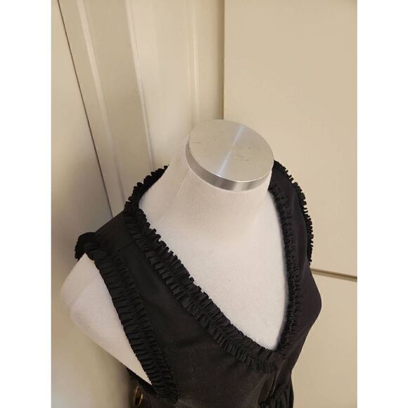 H&M LBD, Sleeveless,  Ruffled at Neckline, Armhole and Waist. Babydoll Style. 
S - Picture 4 of 10